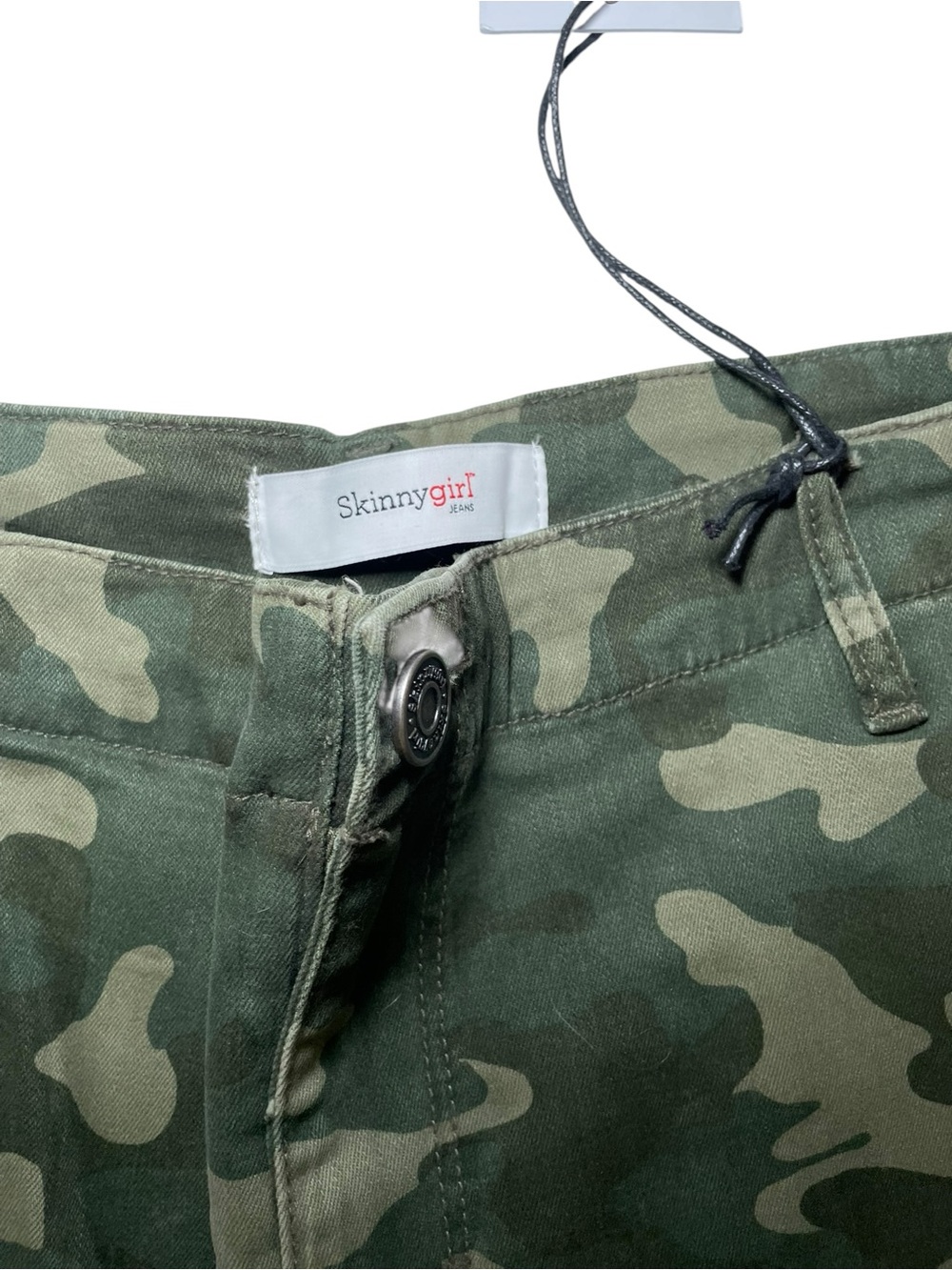 Skinnygirl Utility Jogger Camo Pants NWT Size 31/12 Side Stripe Trendy - Picture 3 of 11